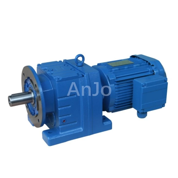 R97F coaxial helical china manufacturer price AC gear motor with foot and output flange R97F coaxial helical china manufacturer price AC gear motor with foot and output flange