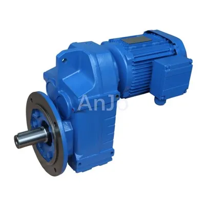 Parallel Solid Shaft Helical Gearbox With Output Flange